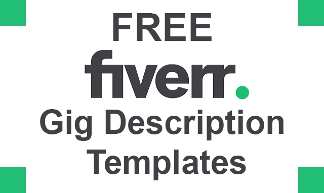 Free Fiverr Gig Description Templates
