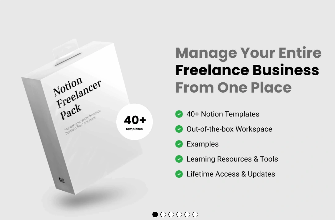 Pathpages Notion Freelancer Pack.