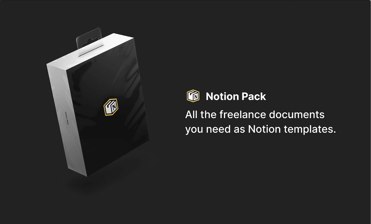 Notion template pack.